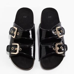 H&M black sandals